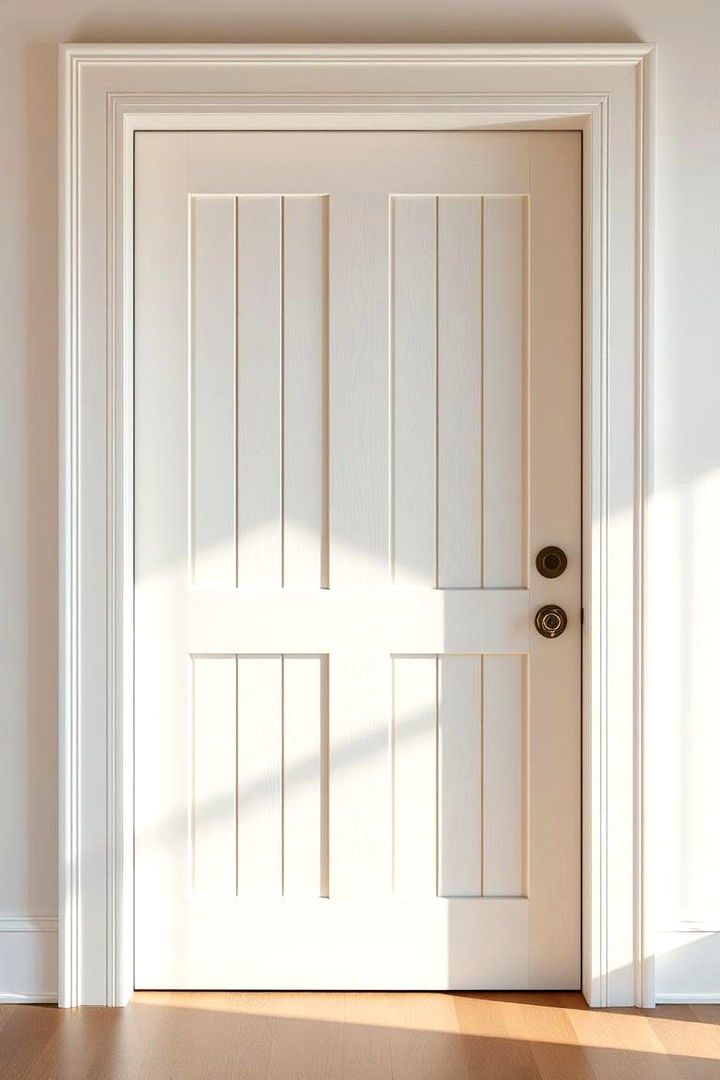 Crisp White Refresh - 22 Cedar Front Door Colors Ideas