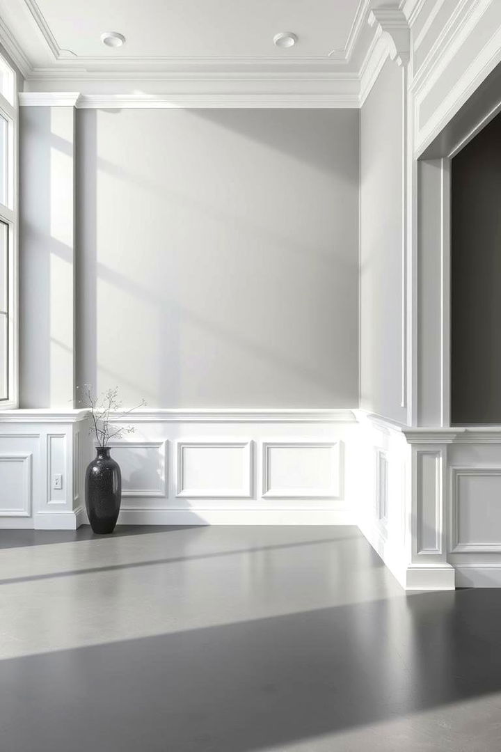 Crisp White Trim with Gray Base - 22 Gray Exterior House Paint Ideas