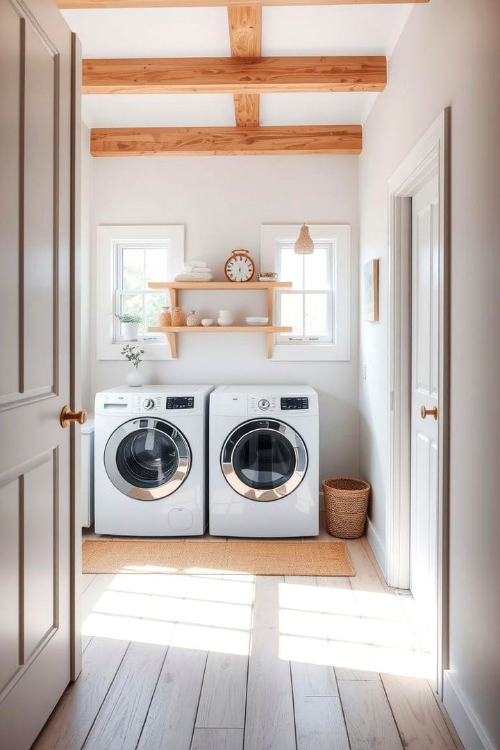 Crisp Whites - 22 Laundry Room Paint Ideas