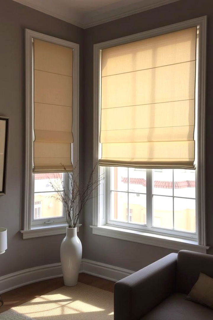 Crisp Window Treatments - 22 Minimalist Apartment Ideas