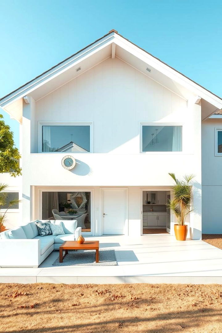 Crisp and Clean Lines - 22 light blue house exterior ideas