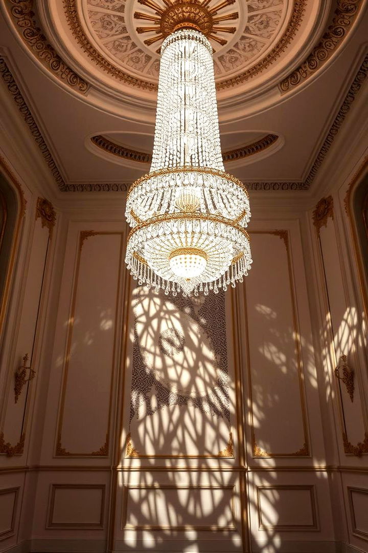 Crystal Chandeliers - 22 Glam Interior Design Ideas