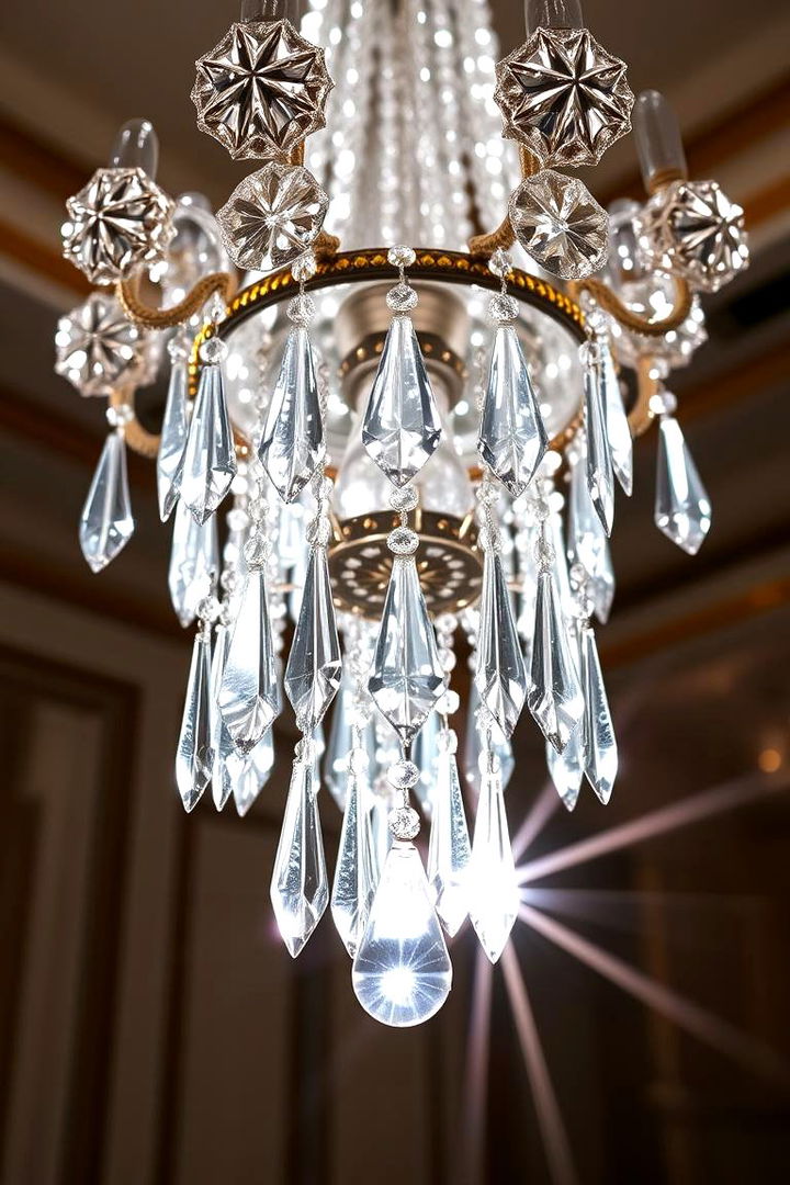 Crystal Chandeliers - 22 frozen room decor ideas