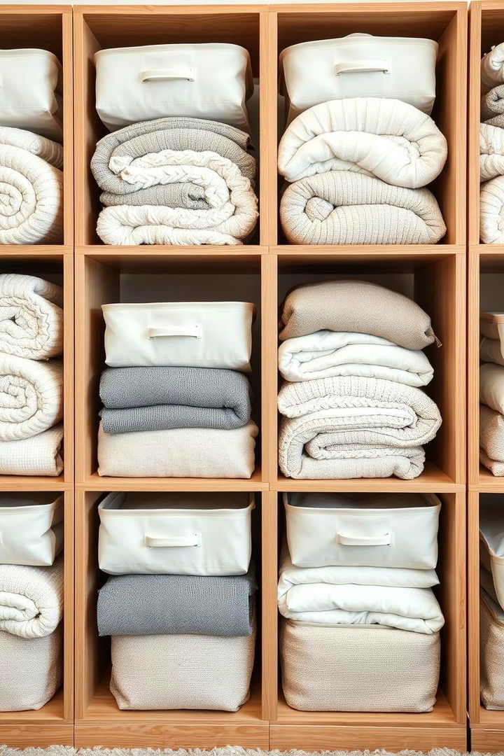 Cube Storage Systems - 22 Blanket Storage Ideas