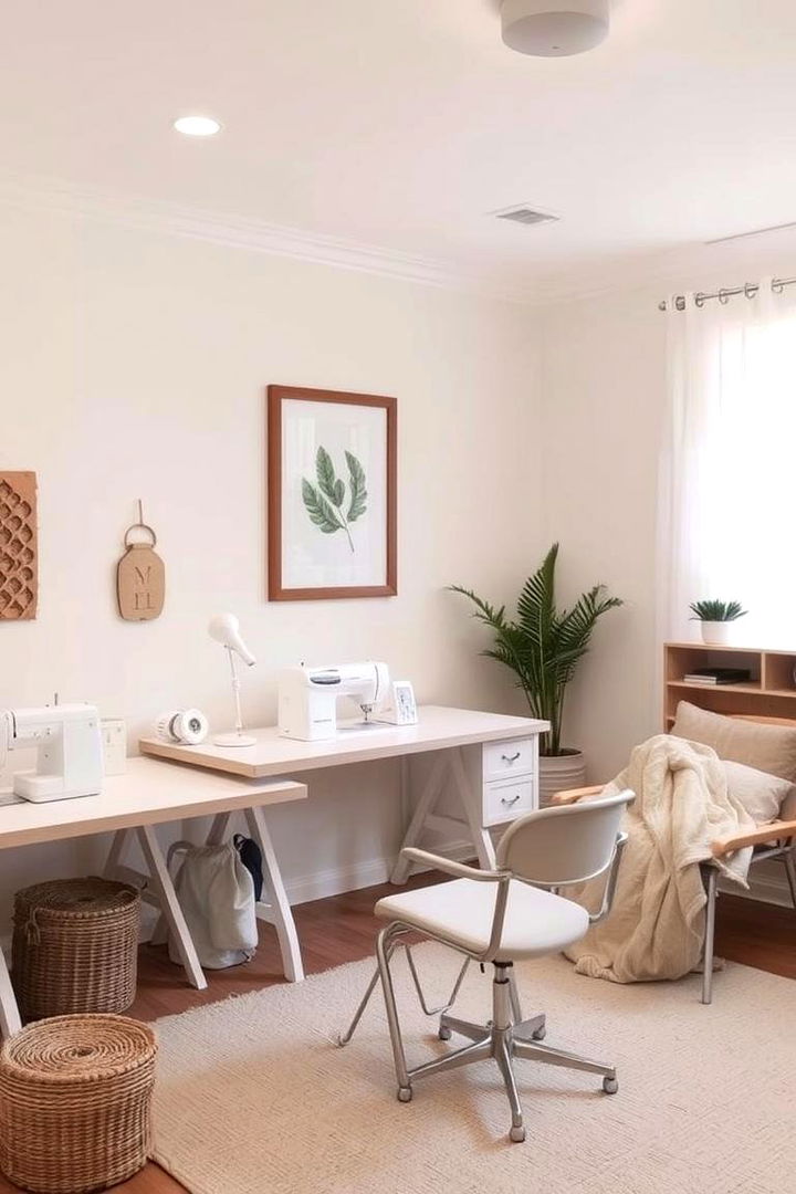 Cultivating a Serene Ambiance - 22 Sewing Room Ideas