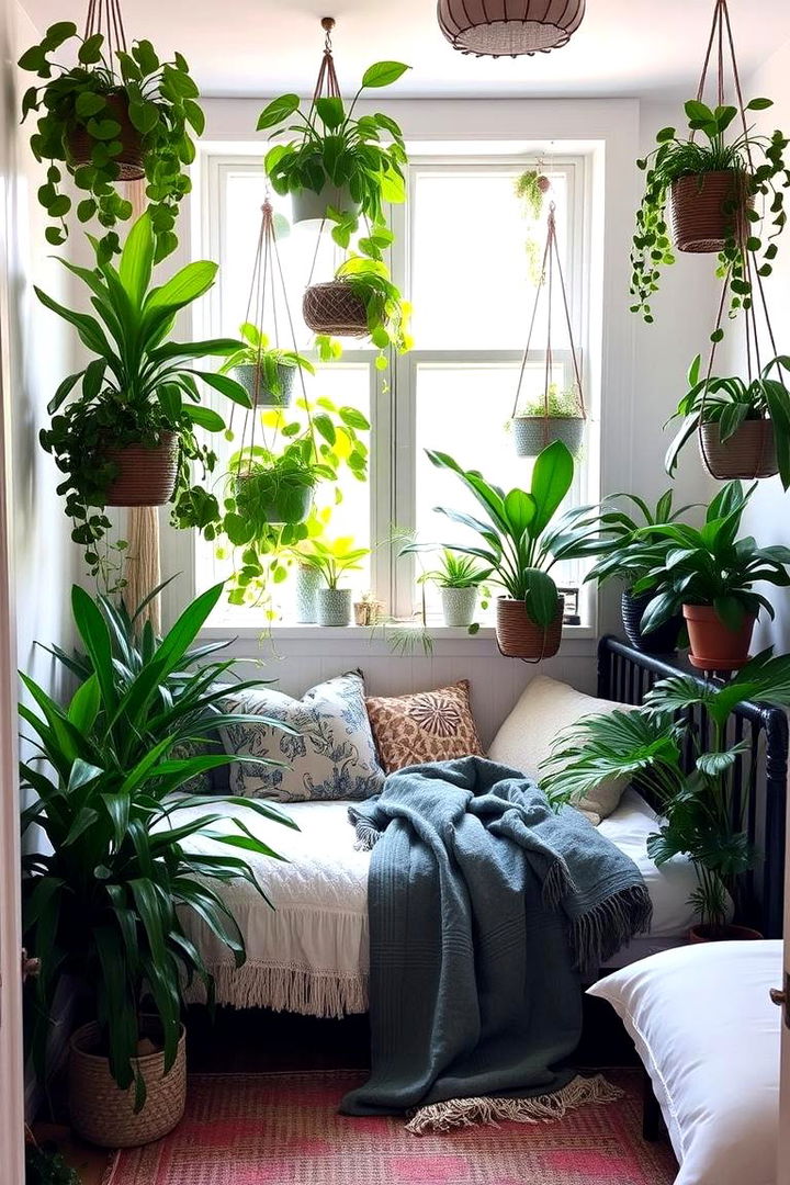Cultivating an Indoor Plant Paradise for a Natural Vibe - 22 Small Boho Bedroom Ideas