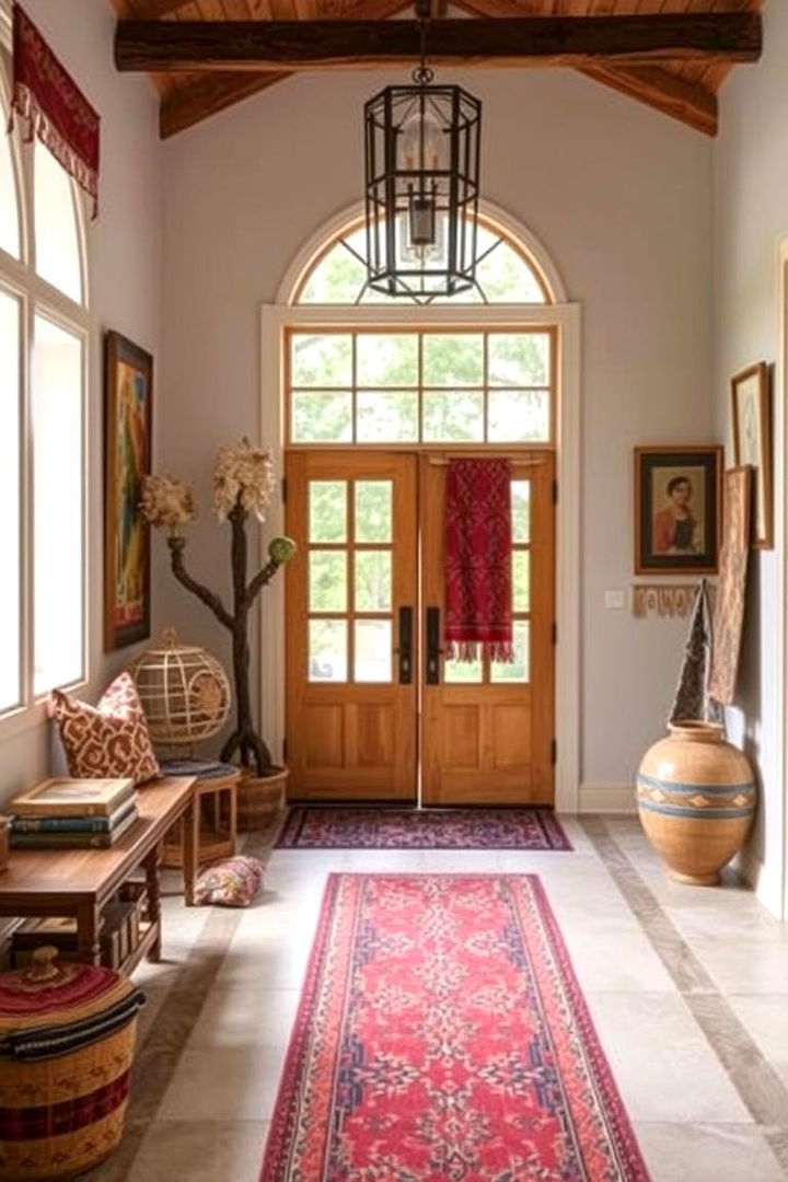 Cultural Accents and Accessories - 22 Foyer Decor Ideas