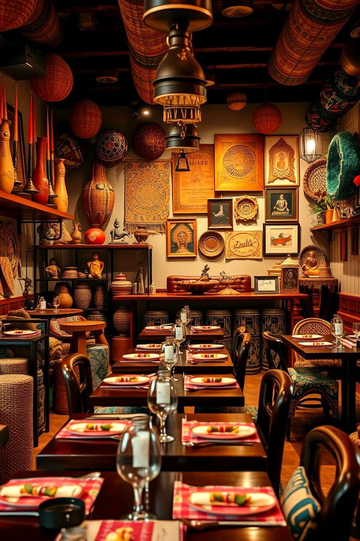 Cultural Artifacts - 22 Eclectic Dining Room Ideas