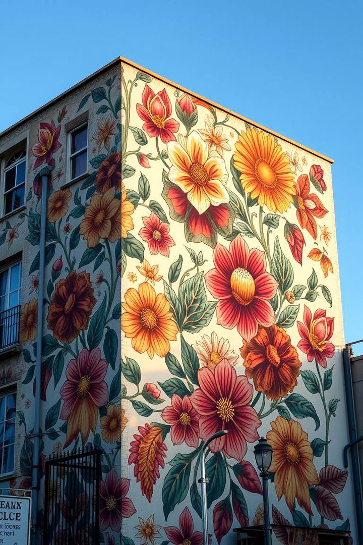 Cultural Bloom Heritage - 22 Flower Murals on Buildings