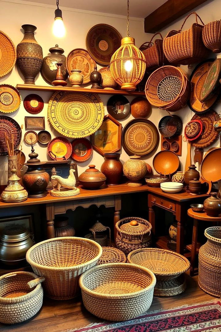 Cultural Bohemian Artifacts Showcasing Heritage - 22 Bohemian Moroccan Living Room Ideas