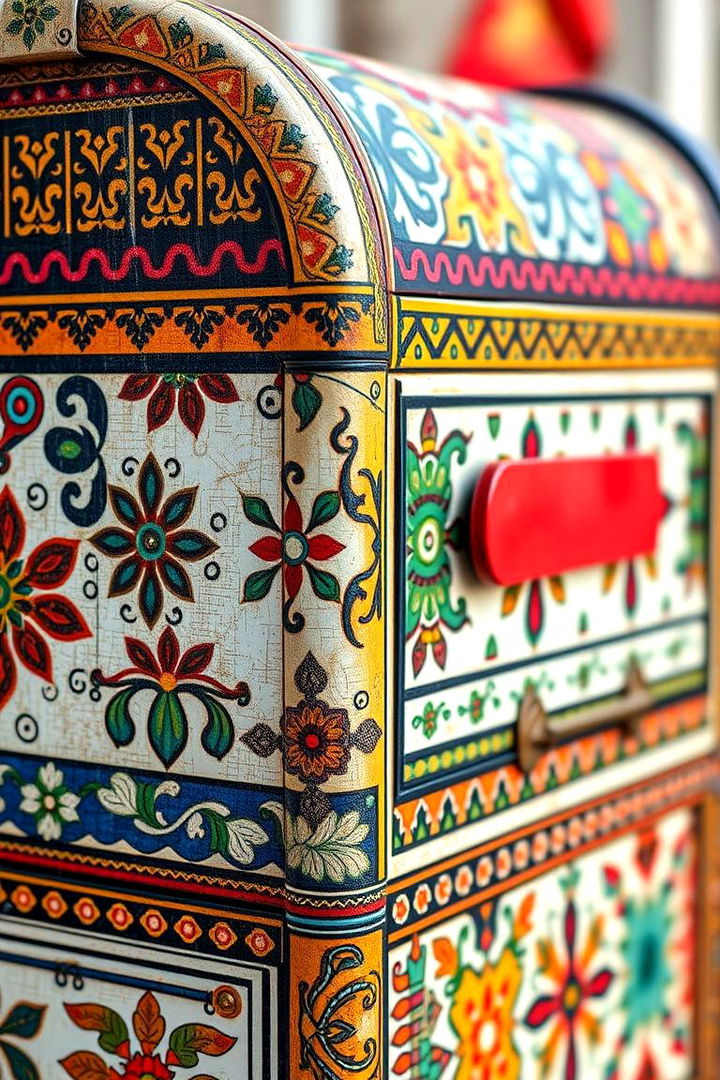 Cultural Fusion Mailbox Post - 22 Mailbox Post Ideas