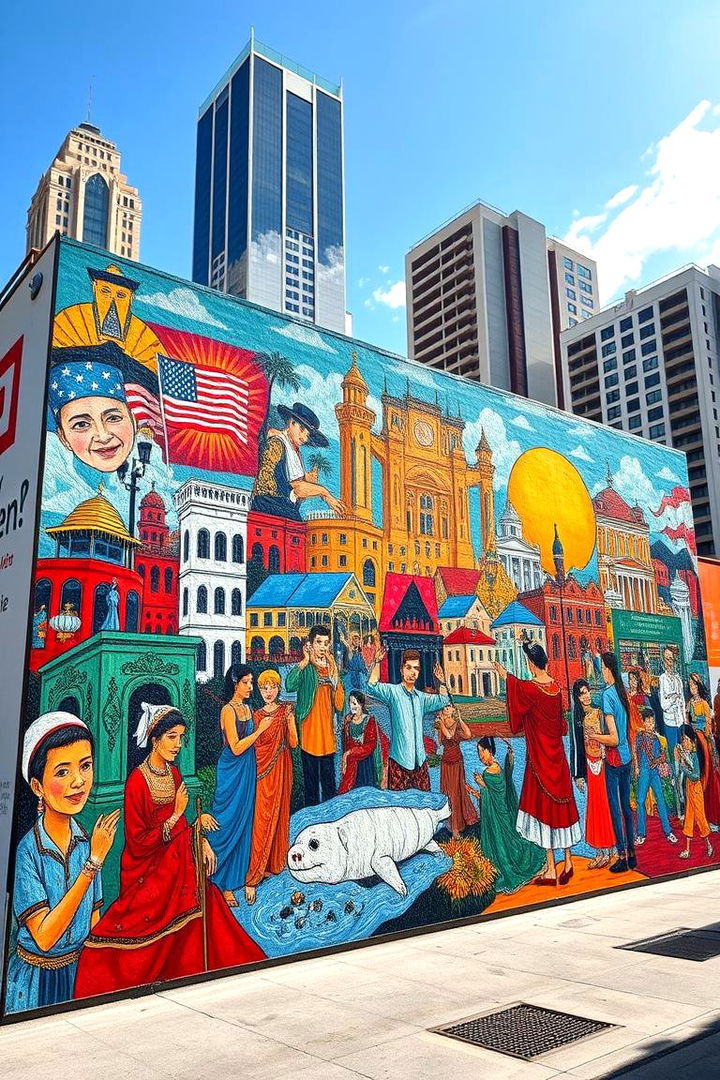 Cultural Fusion Murals - 22 Interactive Murals