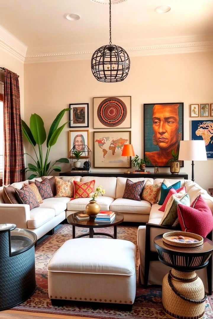 Cultural Fusion Spaces - 22 Cream Living Room Ideas