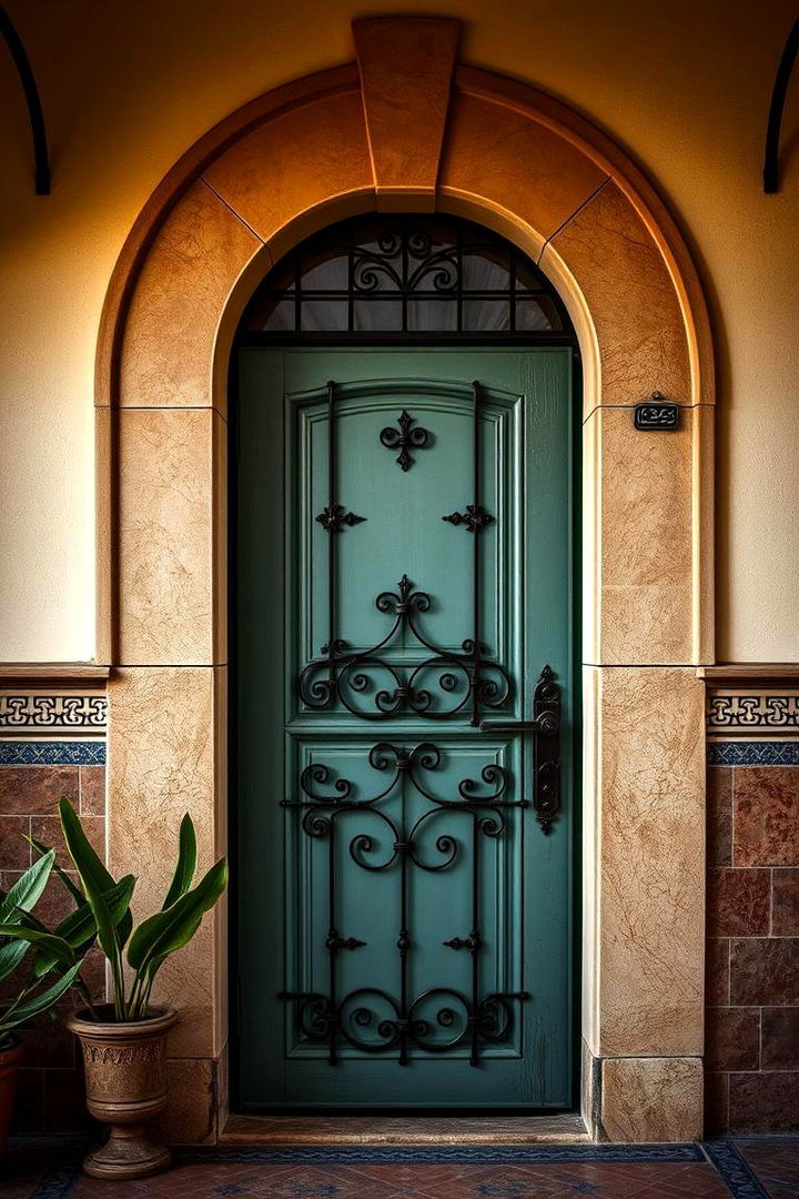 Cultural Heritage Influences - 22 Spanish Style Front Door Ideas
