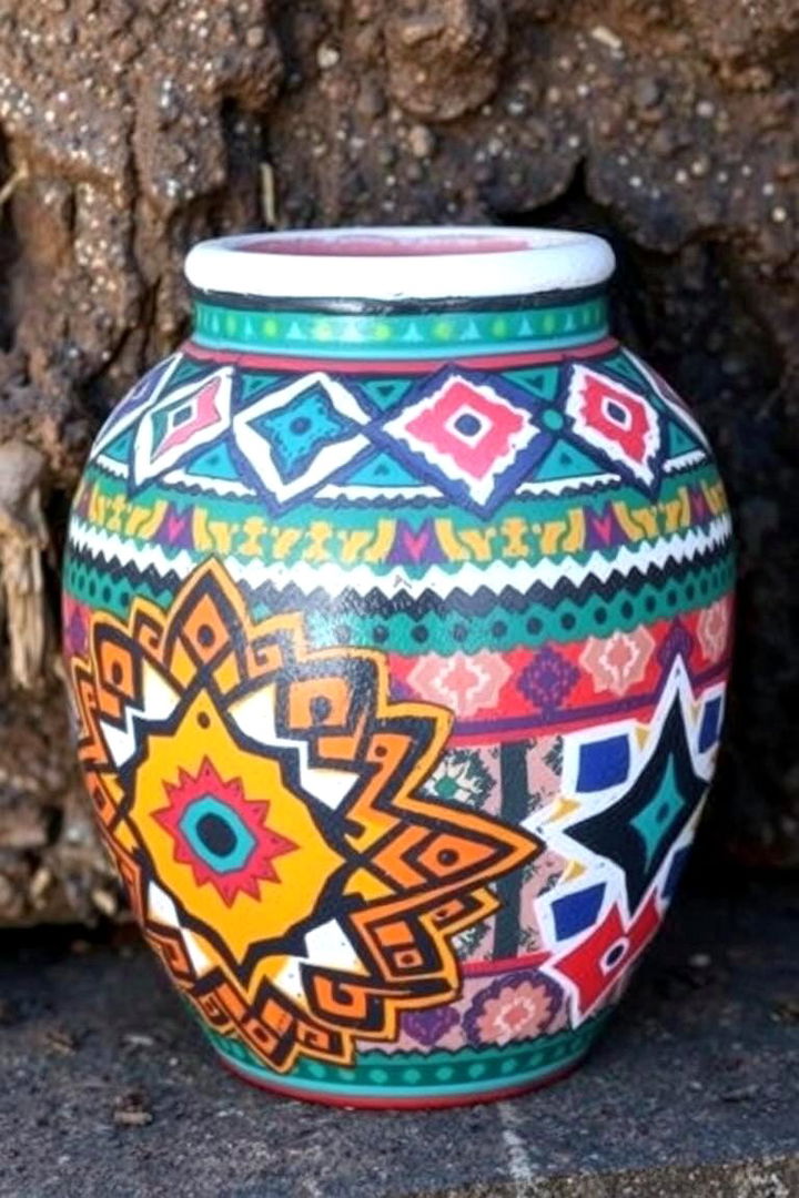 Cultural Heritage Patterns - 22 Painted Pot Ideas
