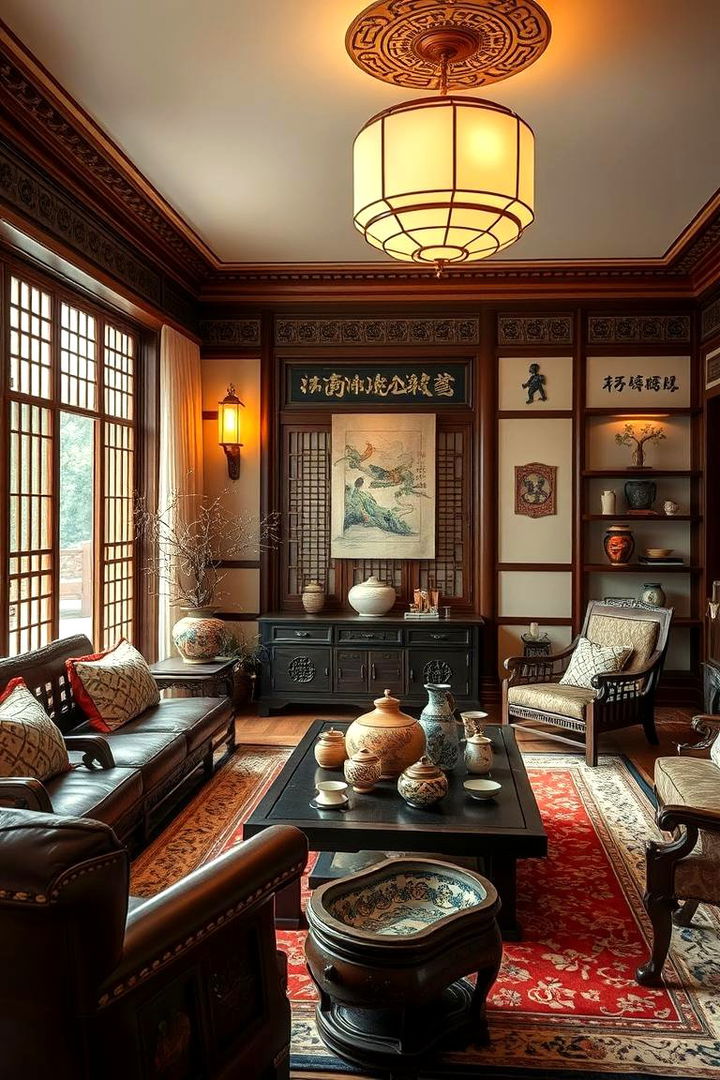 Cultural Heritage Touches - 22 Korean Living Room Ideas