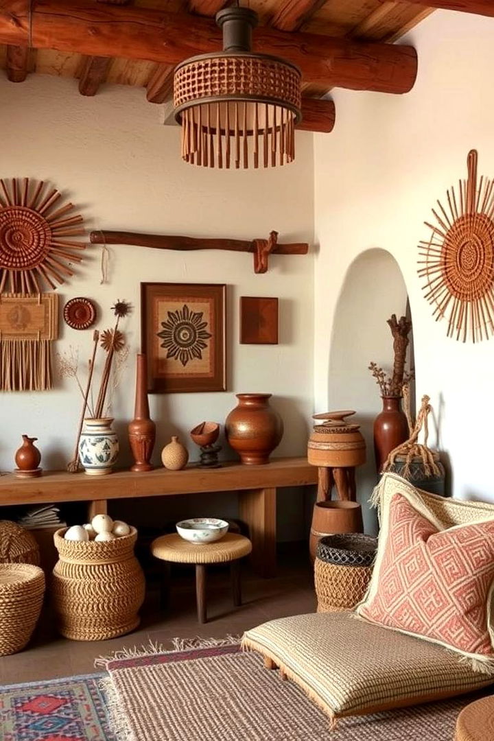 Cultural Indigenous Art - 22 Desert Themed Room Ideas