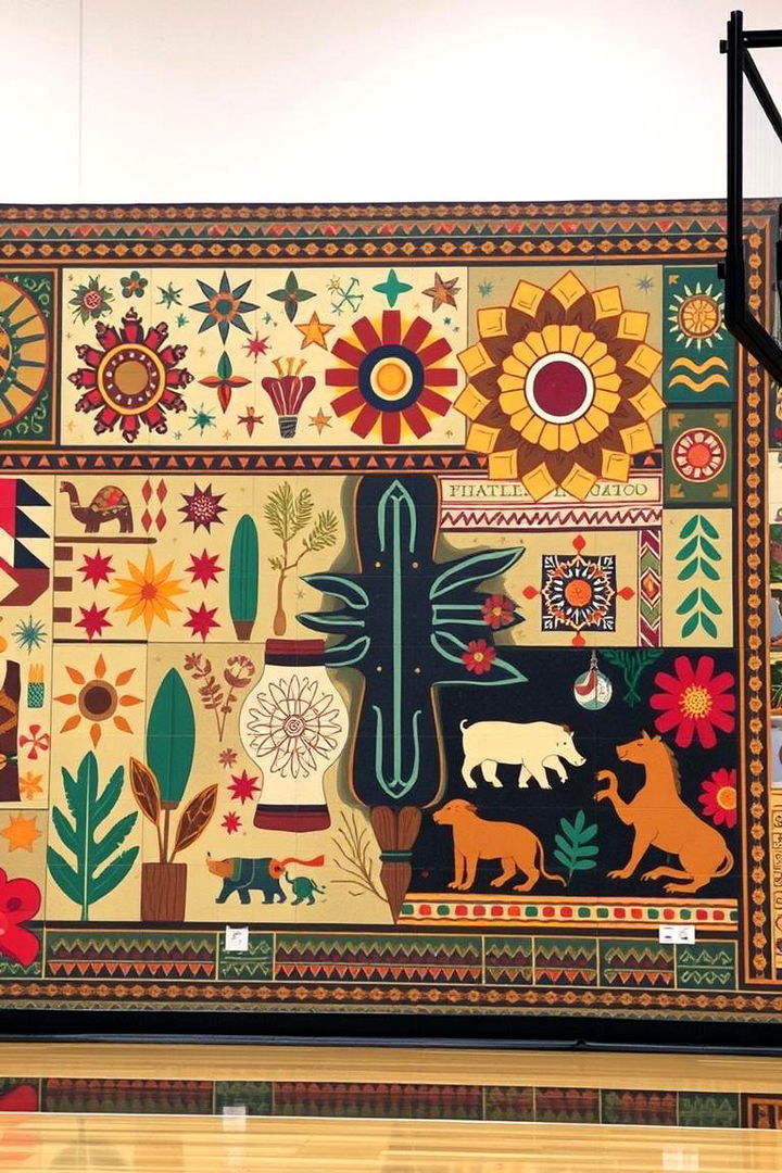 Cultural and Ethnic Designs - 22 Gym Murals