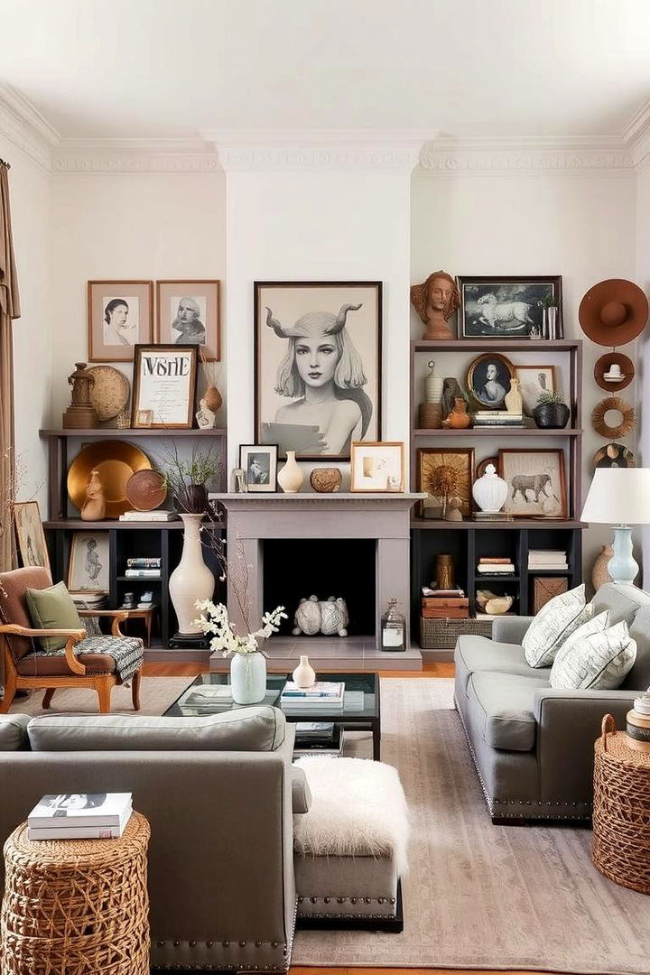 Curated Accessories for Ambience - 22 Grey and Cream Living Room Ideas