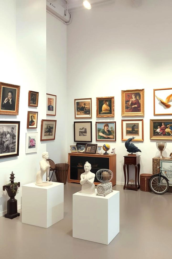 Curated Art Displays Reflecting Era - 22 Mid-Century Modern Living Room Ideas