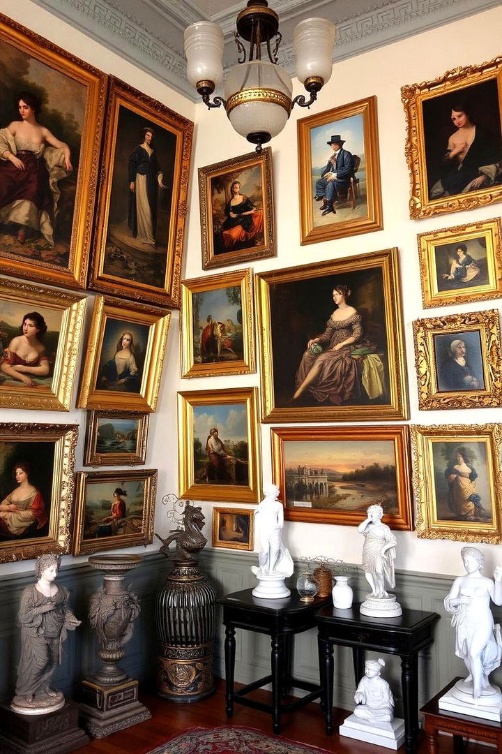 Curated Artwork Displays - 22 Victorian Living Room Ideas