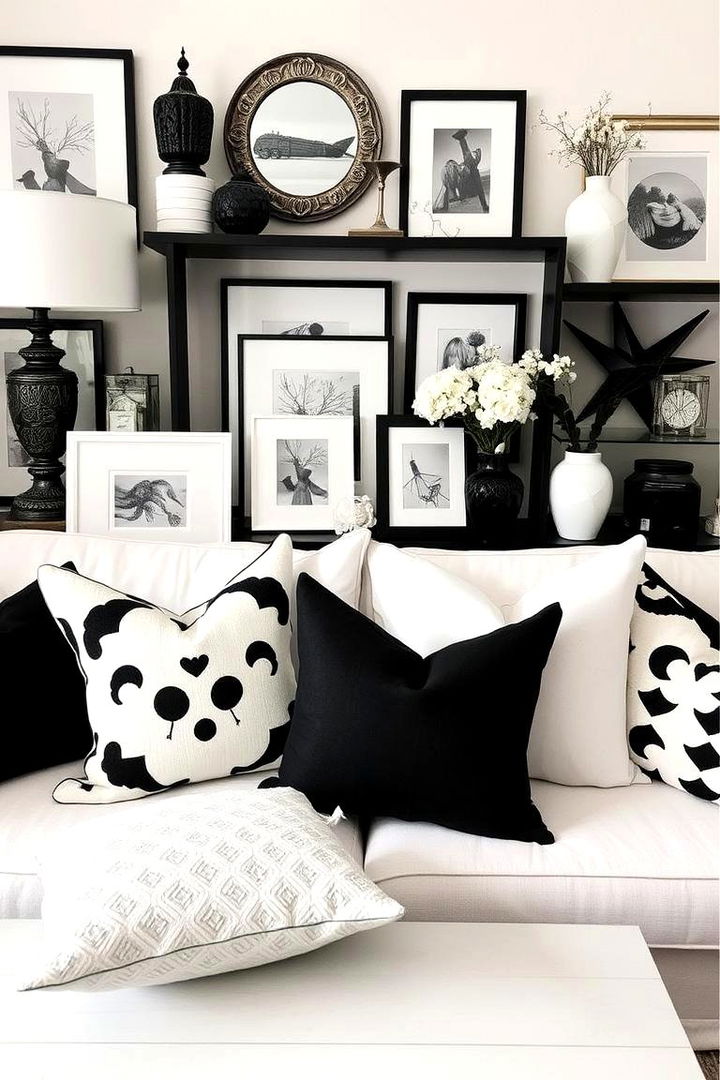 Curated Bedroom Decor - 22 Feminine Black and White Bedroom Ideas