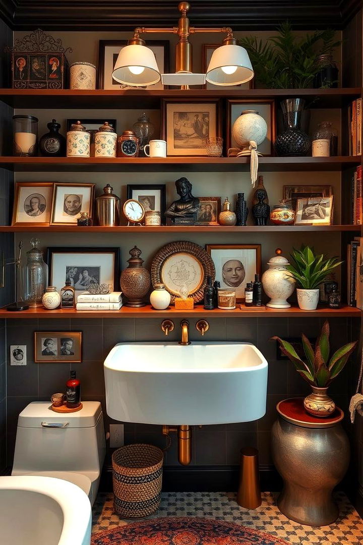 Curated Collectibles and Artifacts - 22 Maximalist Bathroom Design Ideas