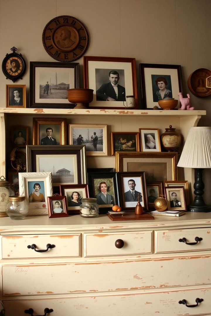 Curated Display of Family Heirlooms and Keepsakes - 22 Dresser Decor Ideas