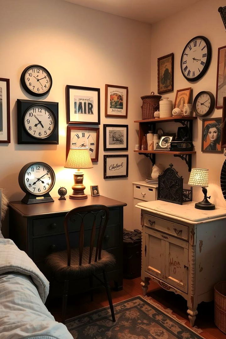 Curated Vintage Pieces - 22 Boho Dorm Room Ideas