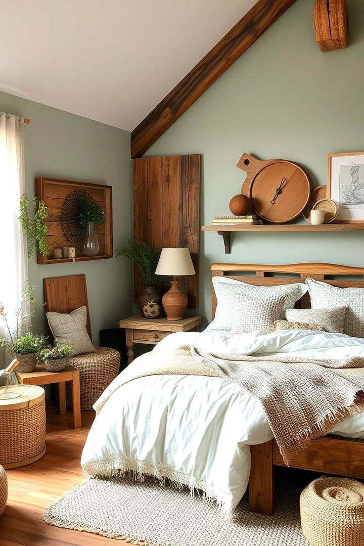 Curating Sustainable Decorative Elements - 22 Boho Sage Green Bedroom Ideas