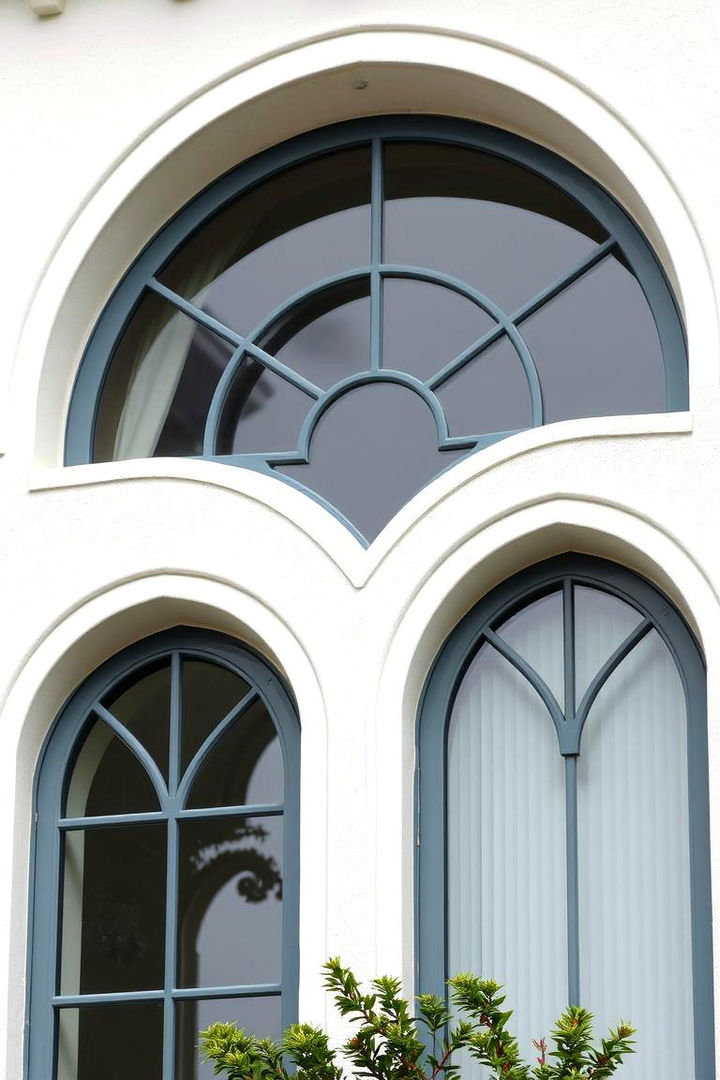 Curved Arched Designs - 22 spanish style windows