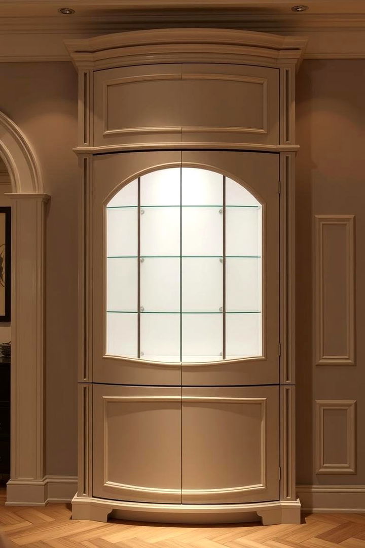 Curved Architectural Details - 22 Floor to Ceiling Cabinets Ideas
