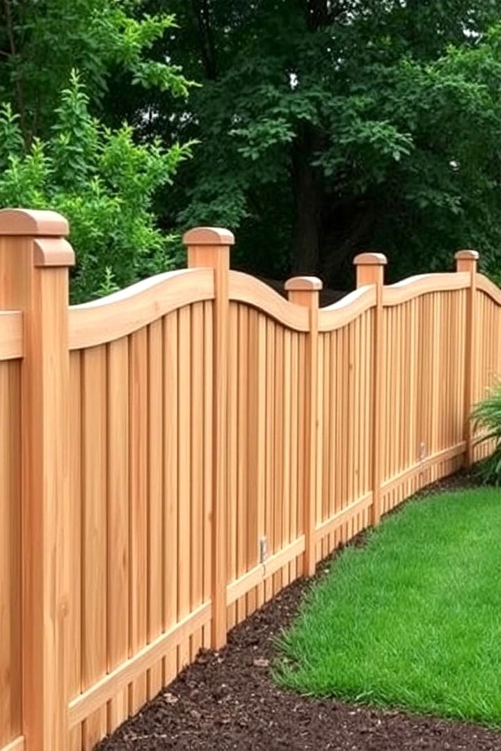Curved Board Layouts - 22 Board on Board Fence Ideas