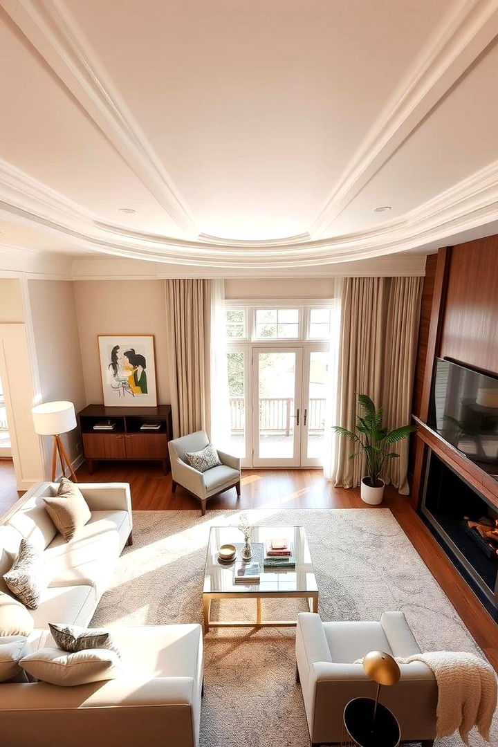 Curved Detail Crown Molding - 22 Crown Molding Ideas