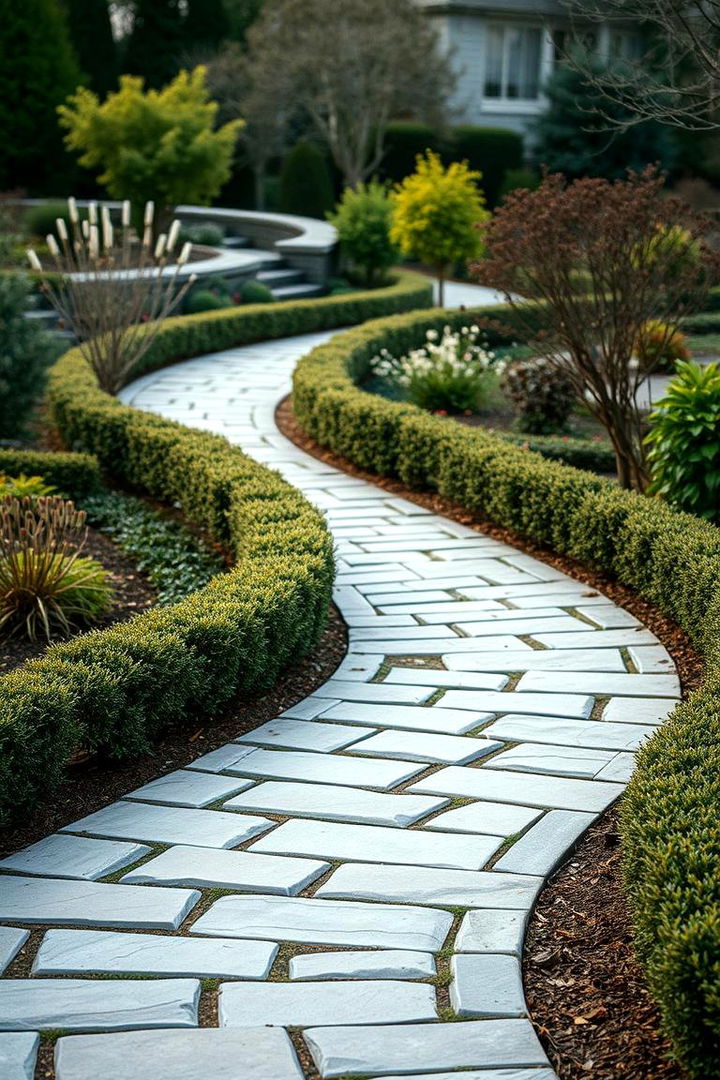 Curved Garden Paths - 22 Victorian Front Garden Ideas