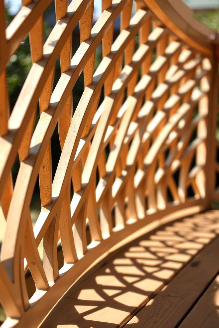 Curved Lattice Design - 22 Deck Lattice Ideas