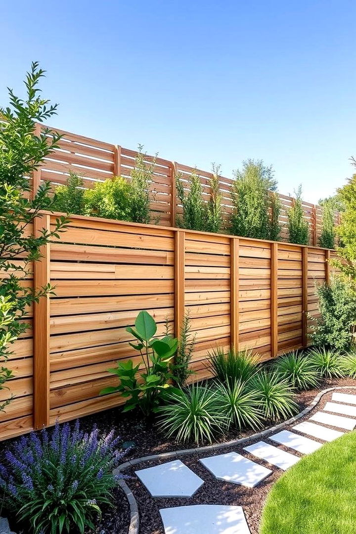 Curved Layouts for Cedar Fencing - 22 Cedar Fence Ideas