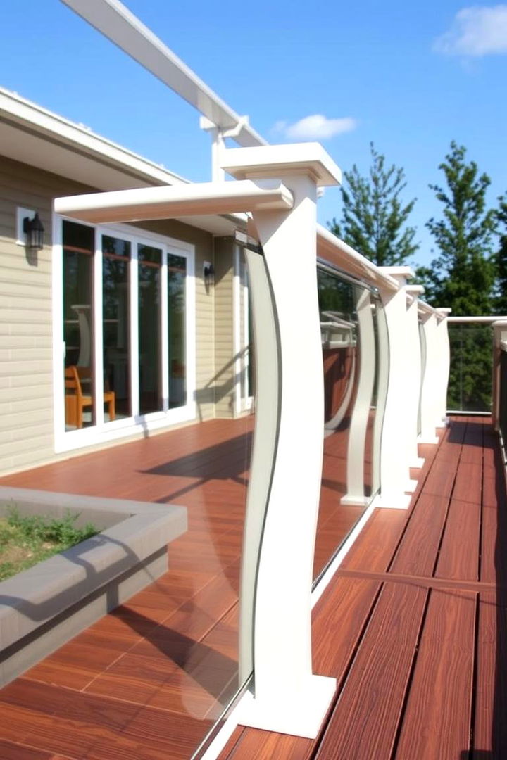 Curved Railing Designs - 22 Deck Railing Ideas