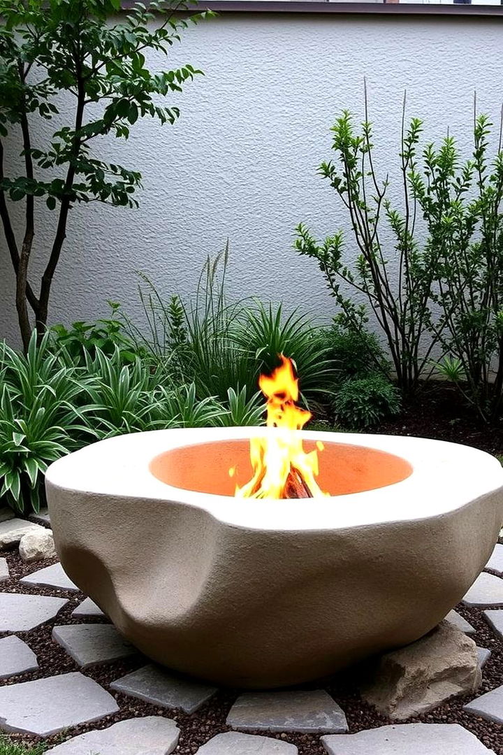 Curved Stone Fire Pit Design - 22 Stone Fire Pit Ideas