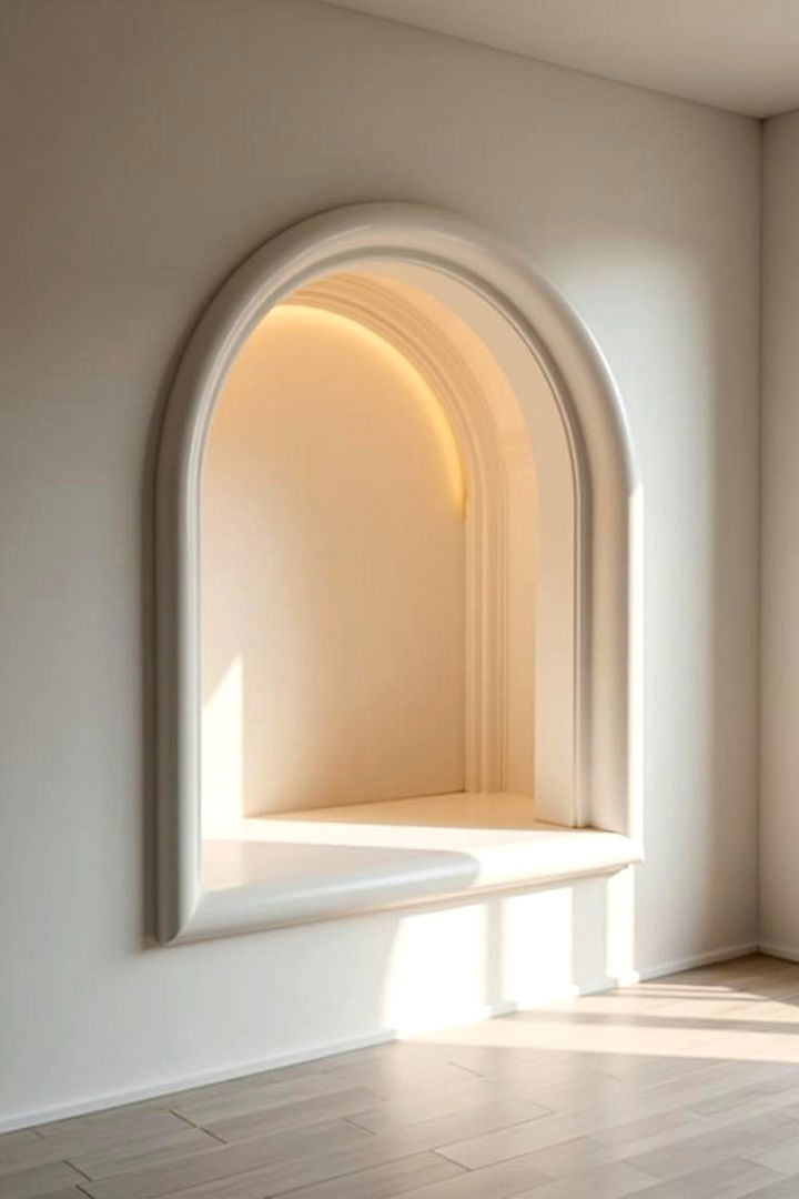Curved Wall Niches for Modern Elegance - 22 Wall Niche Ideas