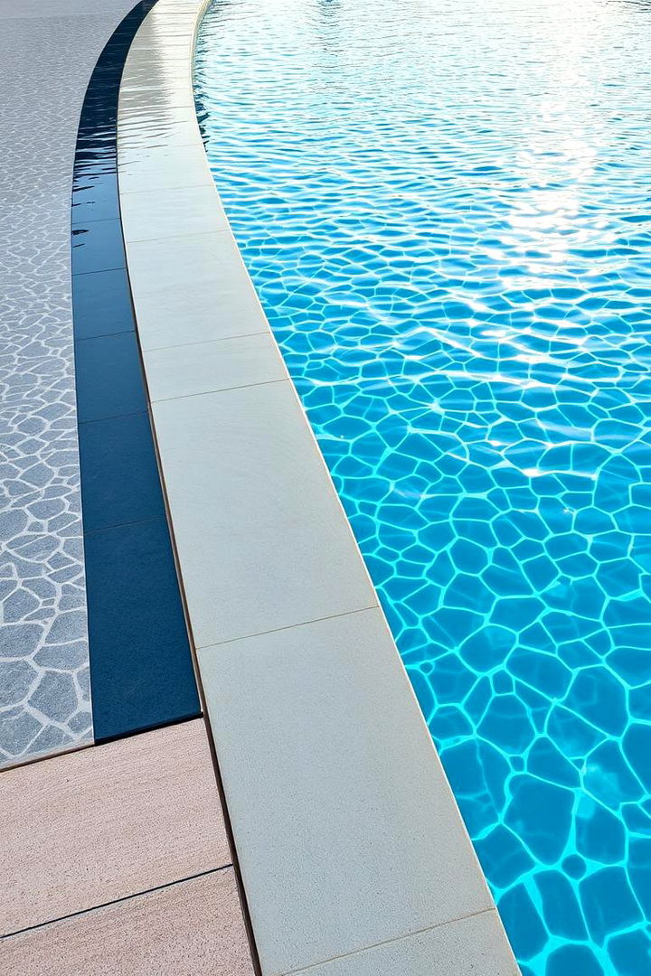 Curved Water Edge Walkway - 22 Pool Walkway Ideas