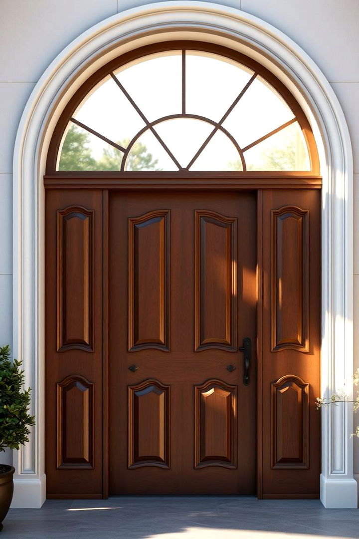 Curved and Arched Designs - 22 Exterior Door Trim Ideas