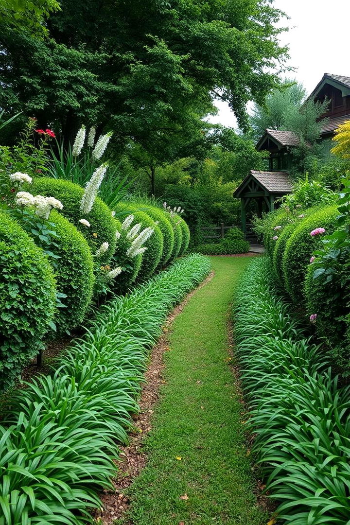 Curved and Wavy Lines - 22 Modern Garden Edging Ideas