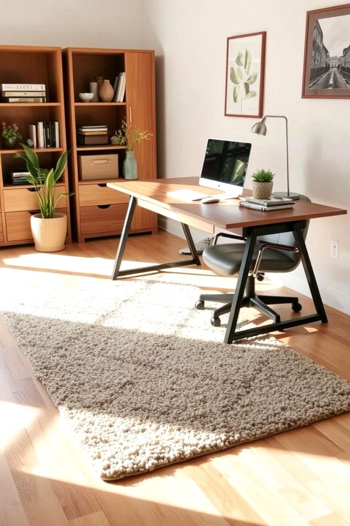 Cushioned Flooring Installations - 22 Budget Home Office Ideas