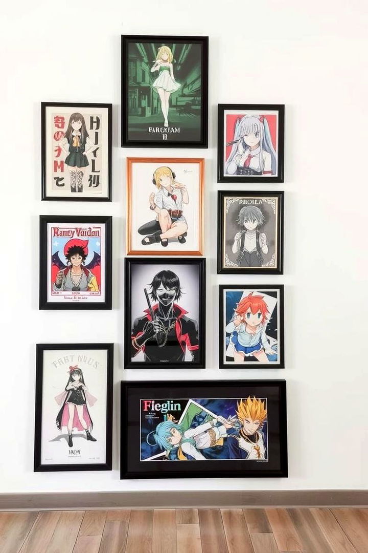 Custom Anime Poster Collage Gallery - 22 Anime Room Ideas