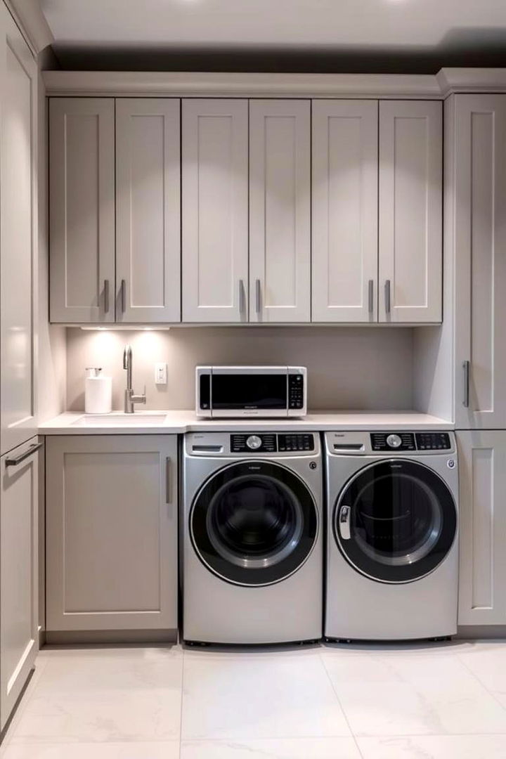 Custom Appliance Cabinets - 22 Laundry Room Storage Ideas