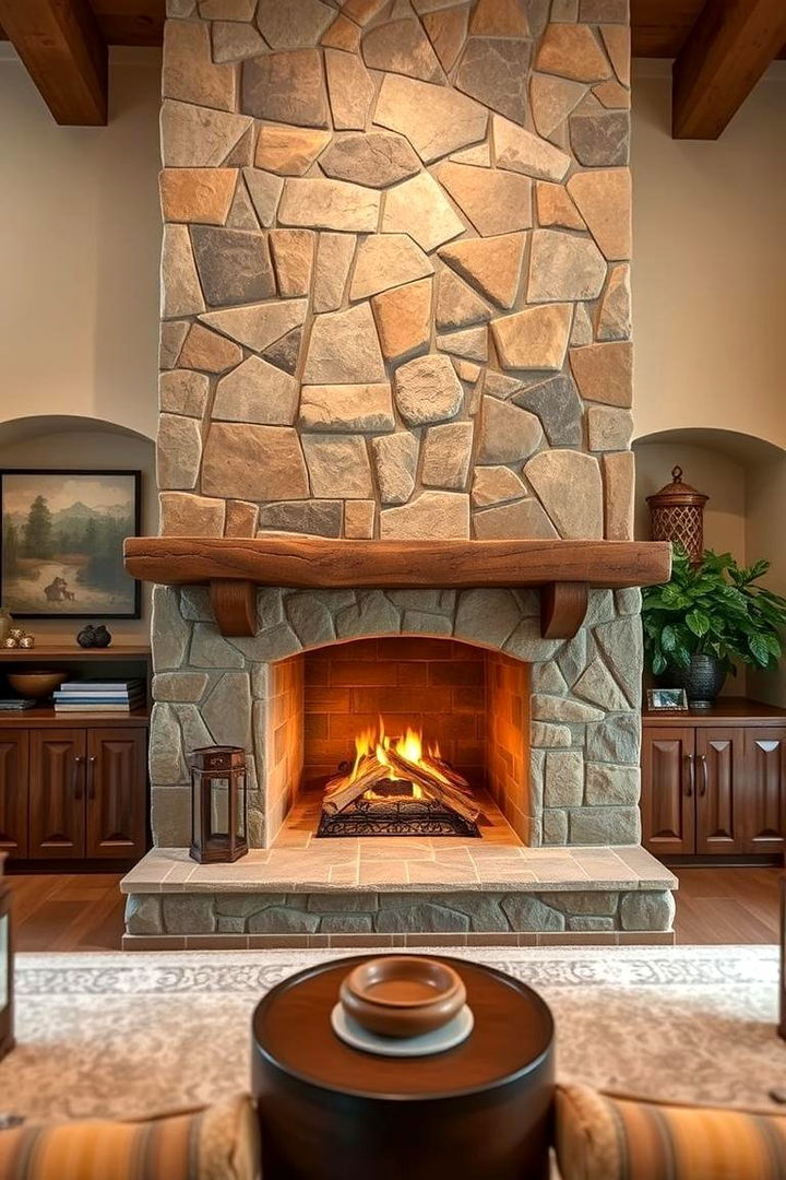 Custom Artisanal Fireplace - 22 Fireplace Ideas