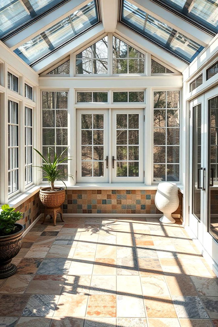 Custom Artist Tile Layouts - 22 Sunroom Tile Floor Ideas
