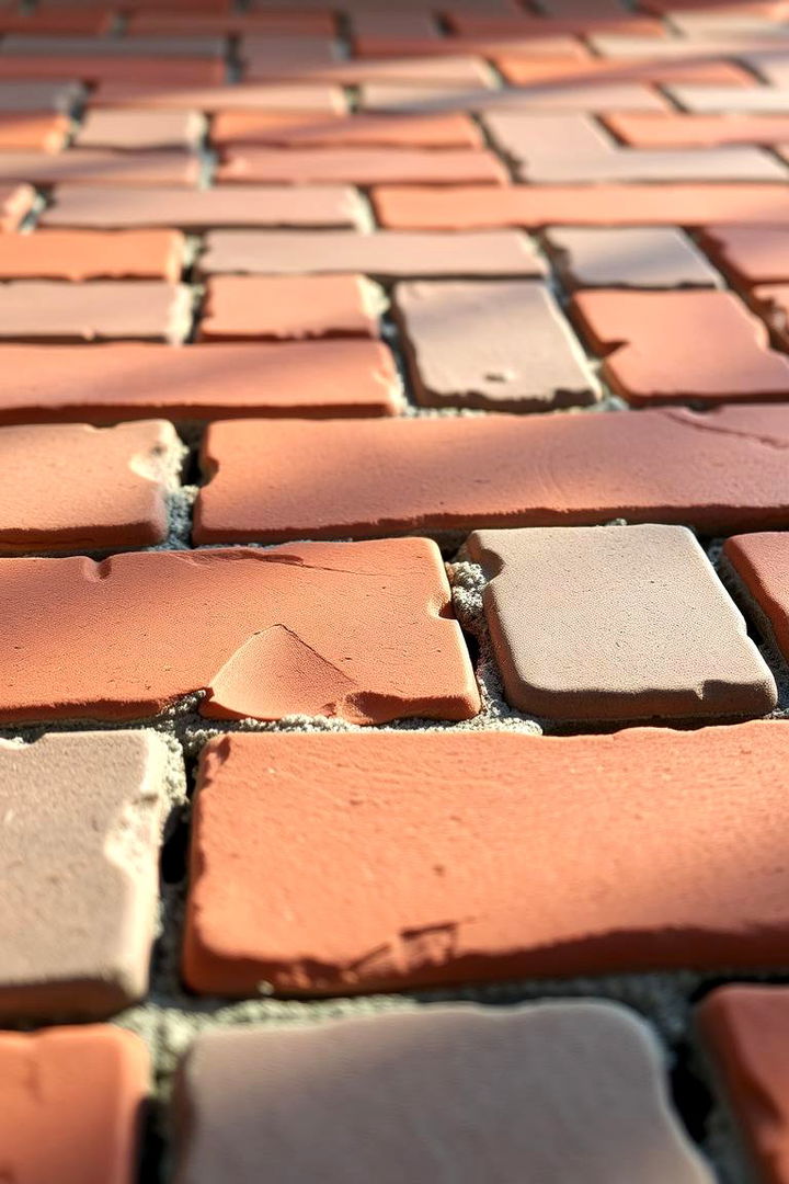 Custom Artistic Brick Arrangements - 22 Brick Front Steps Design Ideas