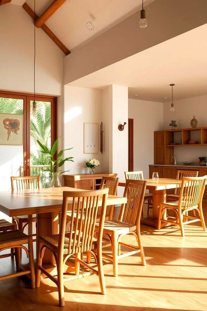 Custom Bamboo Furniture - 22 Japanese Dining Room Ideas